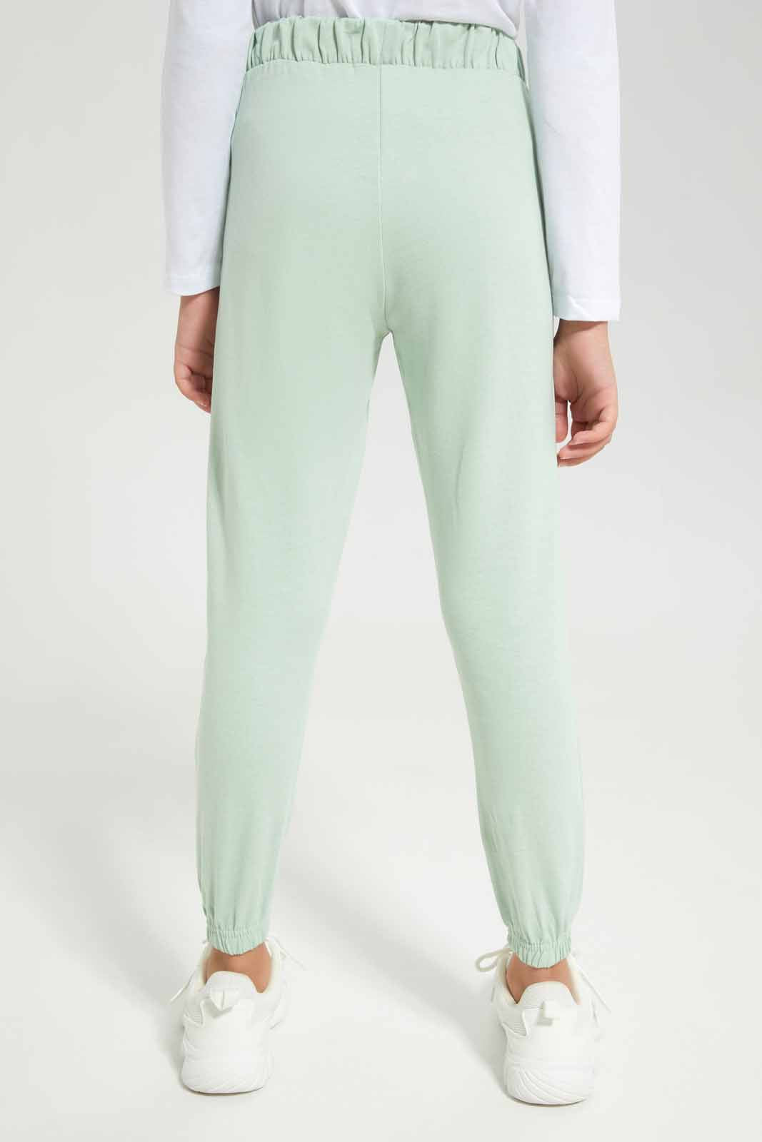 Redtag-Girls-Green-Jogger-Category:Joggers,-Colour:Green,-Deals:New-In,-Dept:Girls,-Filter:Girls-(2-to-8-Yrs),-GIR-Joggers,-New-In-GIR-APL,-Non-Sale,-S23A,-Section:Girls-(0-to-14Yrs),-TBL-Girls-2 to 8 Years