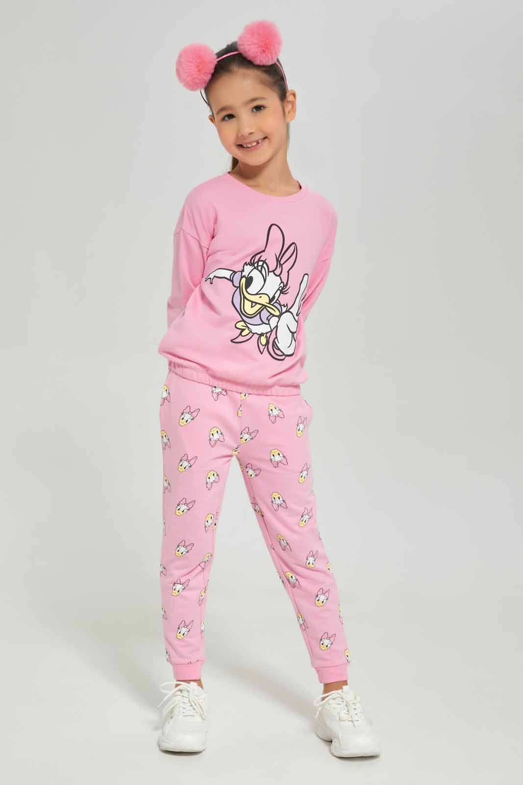 Redtag-Girls-Pink-Daisy-Jogger-Category:Joggers,-Colour:Apricot,-Deals:New-In,-Dept:Girls,-Filter:Girls-(2-to-8-Yrs),-GIR-Joggers,-New-In-GIR-APL,-Non-Sale,-S23A,-Section:Girls-(0-to-14Yrs),-TBL-Girls-2 to 8 Years