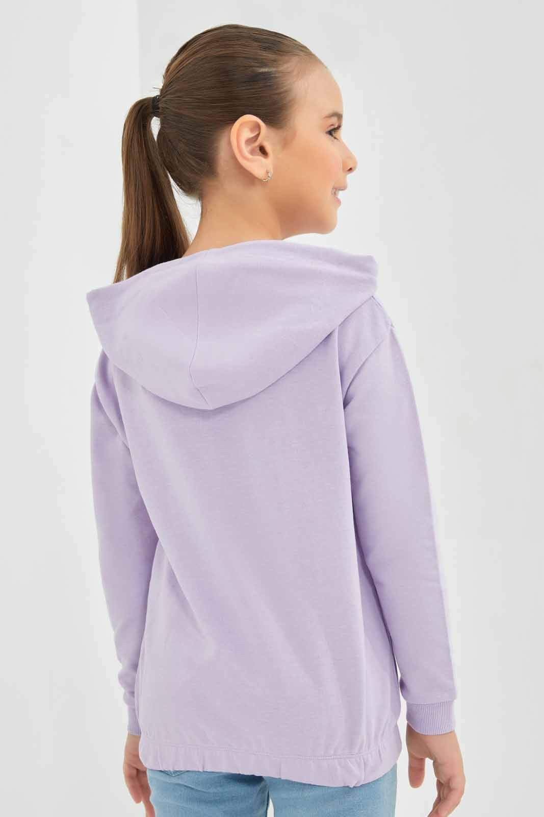 Redtag-Girls-Lilac-Hooded-Sweatshirt-Category:Sweatshirts,-Colour:Lilac,-Deals:New-In,-Dept:Girls,-Filter:Girls-(2-to-8-Yrs),-GIR-Sweatshirts,-New-In-GIR-APL,-Non-Sale,-S23A,-Section:Girls-(0-to-14Yrs),-TBL-Girls-2 to 8 Years