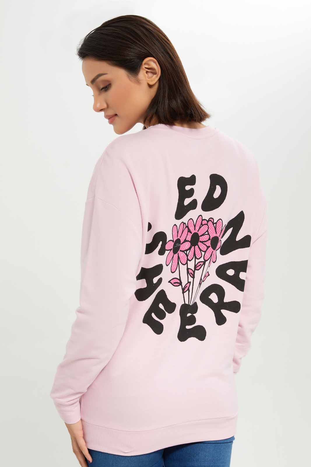 Redtag-Women-Pink-Ed-Sherran-Printed-Sweatshirt-Category:Sweatshirts,-Colour:Apricot,-Deals:New-In,-Dept:Ladieswear,-Filter:Women's-Clothing,-New-In-Women-APL,-Non-Sale,-S23A,-Section:Women,-TBL,-Women-Sweatshirts-Women's-
