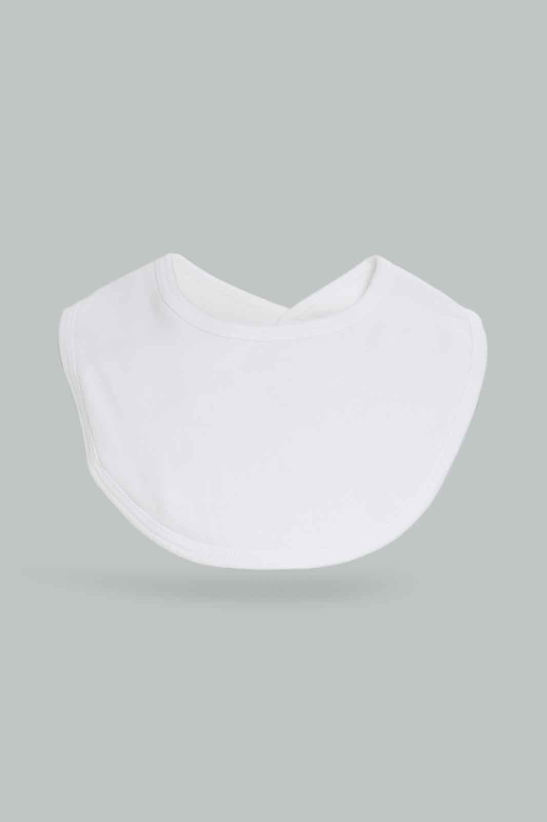 Redtag-2-Piece-Plain-White-Bib-Pack-Category:Newborn-Accessories,-Colour:White,-Deals:New-In,-Filter:Baby-(0-to-12-Mths),-NBF-Newborn-Accessories,-New-In-NBF-APL,-Non-Sale,-Section:Boys-(0-to-14Yrs),-W22B-Baby-0 to 12 Months