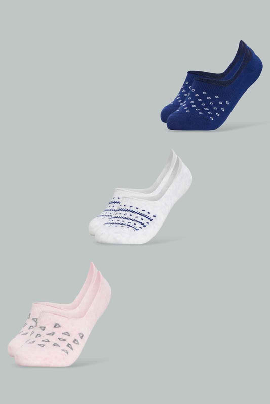 Redtag-Women-Assoted-3Pk-Ladies-Invisibel-Socks-365,-Category:Socks,-Colour:Assorted,-Deals:New-In,-Dept:Ladieswear,-Filter:Women's-Clothing,-New-In-Women-APL,-Non-Sale,-Section:Women,-Women-Socks--