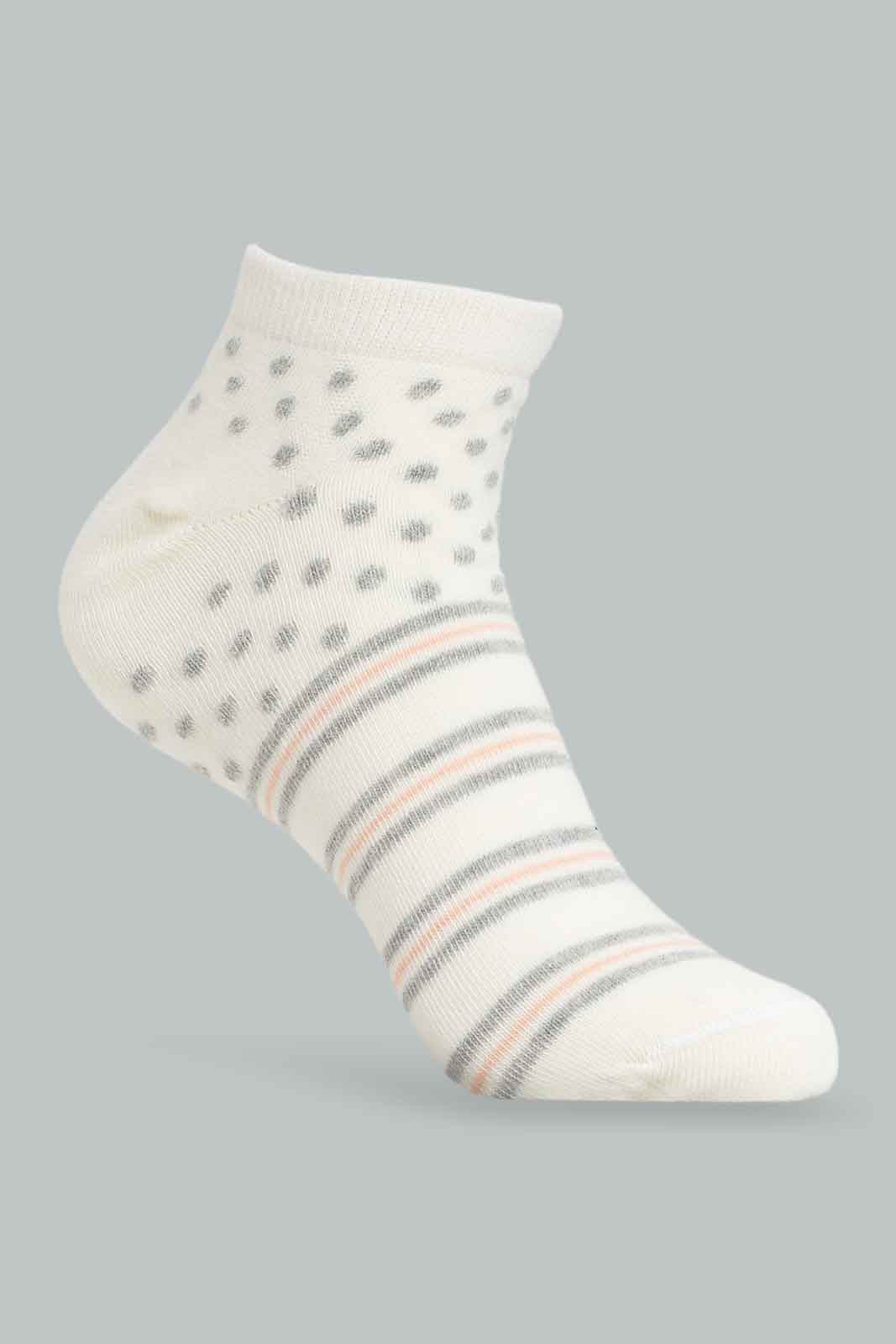 Redtag-Women-Assoted-Multi-Color-3Pk-Ladies-Ankle-Socks-365,-Category:Socks,-Colour:Assorted,-Deals:New-In,-Dept:Ladieswear,-Filter:Women's-Clothing,-New-In-Women-APL,-Non-Sale,-Section:Women,-Women-Socks--